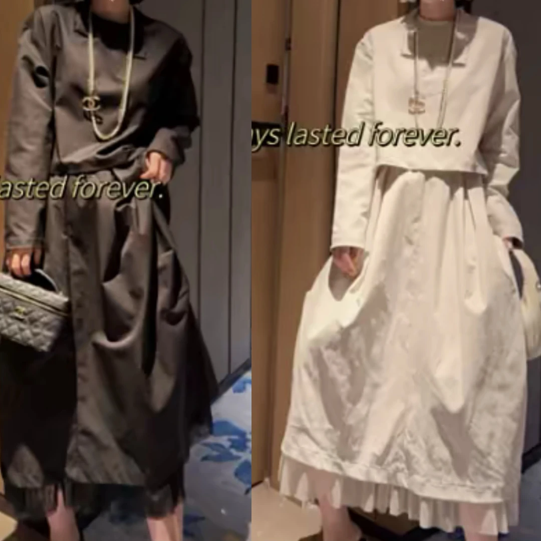 2025春夏新款时尚显瘦气质女士网红洋气两件套百搭款D7952