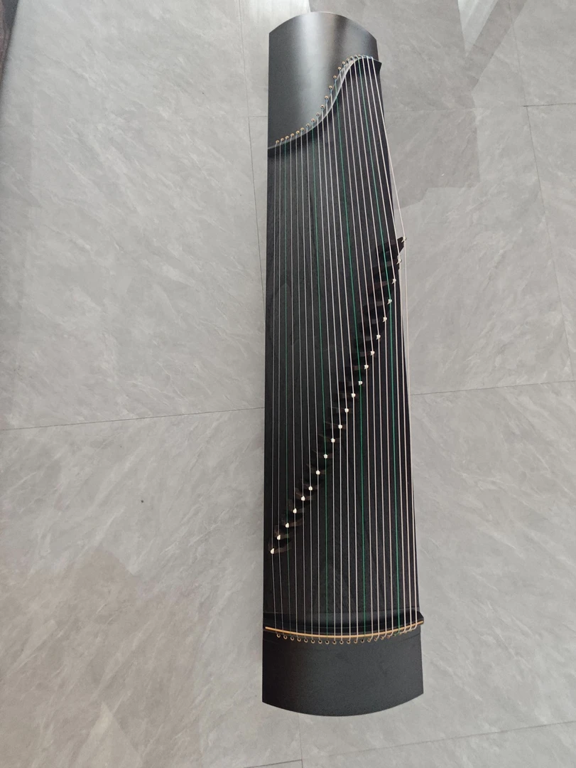 【深】163cm泡桐整挖黑檀饰面优品筝
