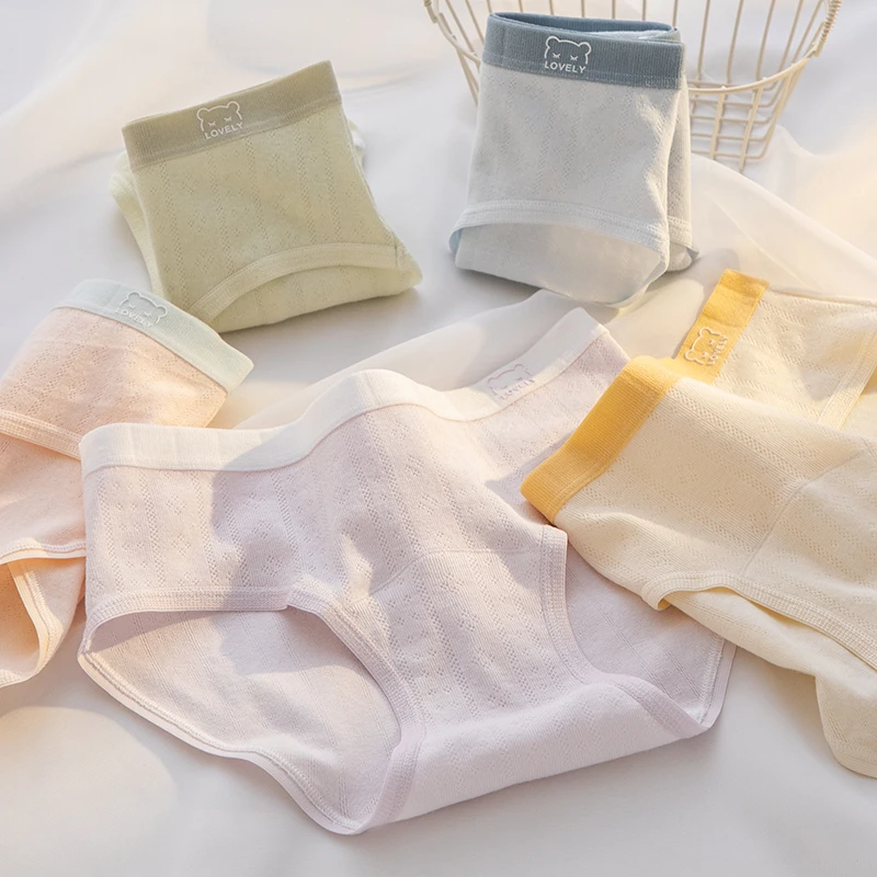 女大童内裤三角中小学生纯棉少女儿童女生日系透气薄款大码舒适