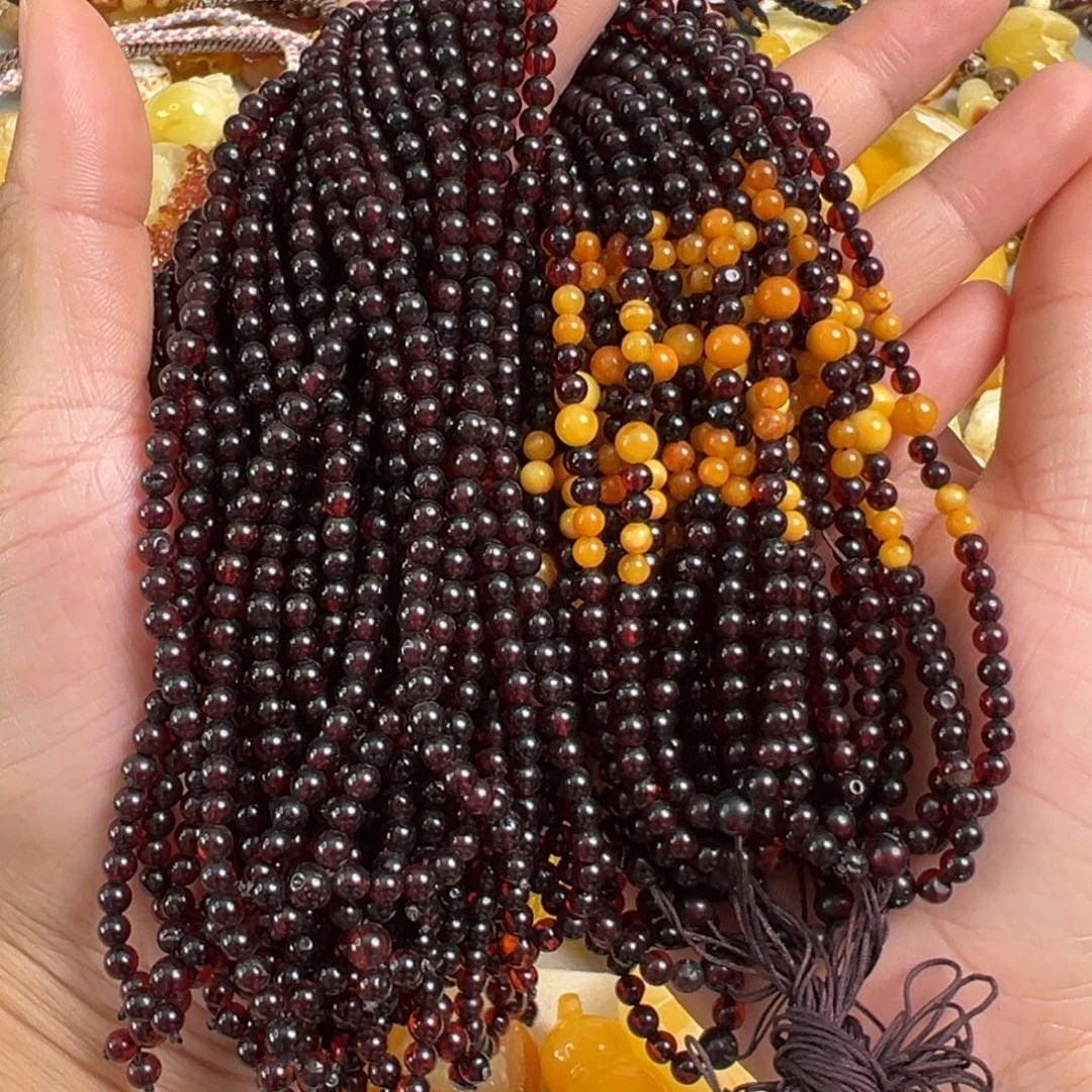 琥珀未镶嵌裸石多样性发一条