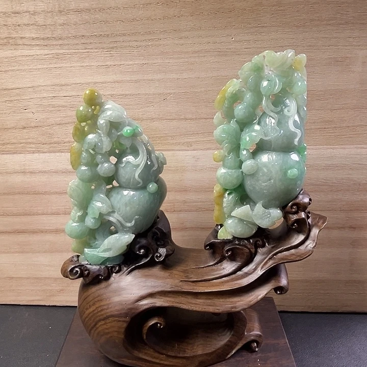 翡翠未镶嵌摆件翡翠