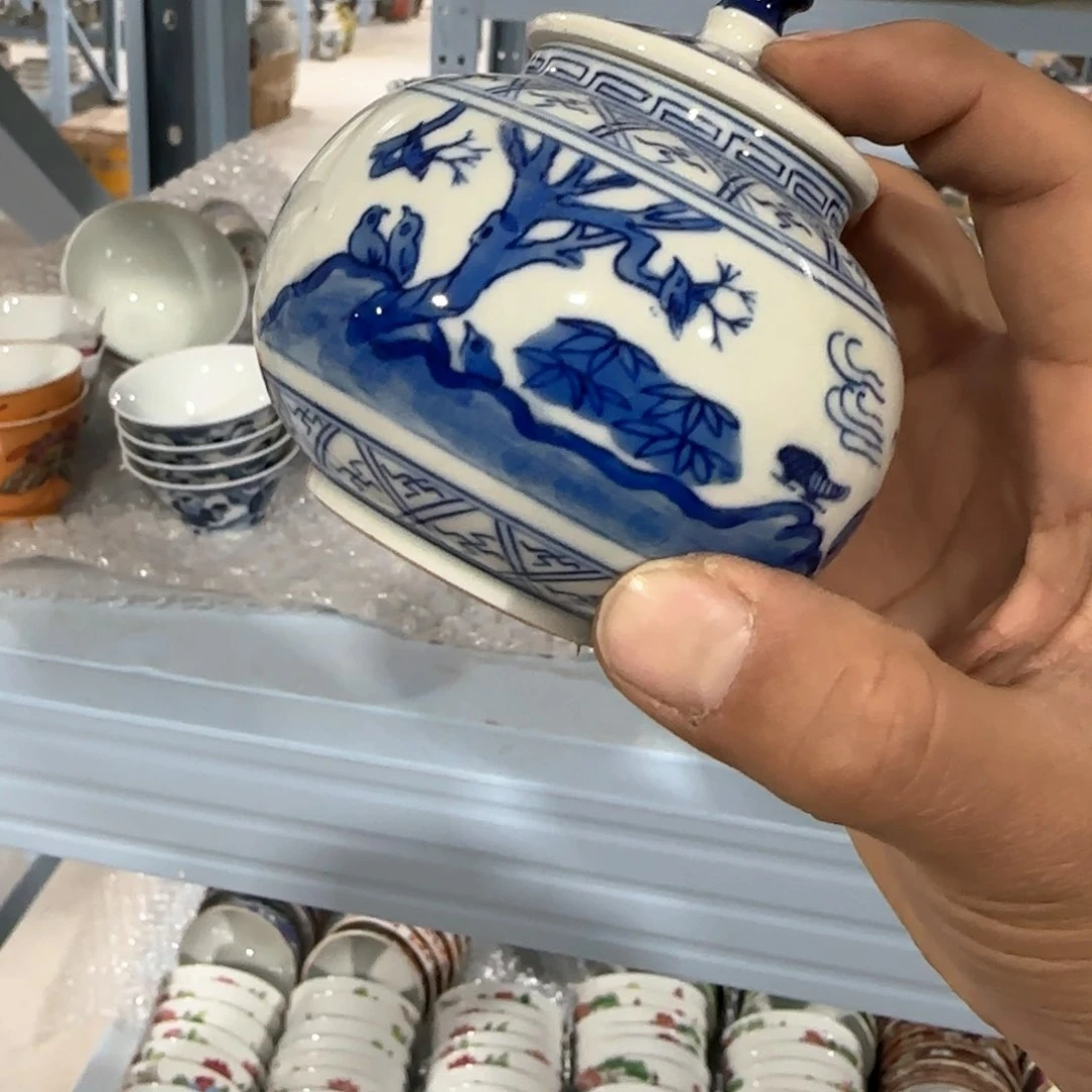 瓷片摆件手绘瓷器全部处理了吧