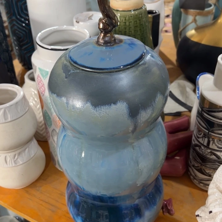陶瓷花瓶摆件微瑕捡漏出