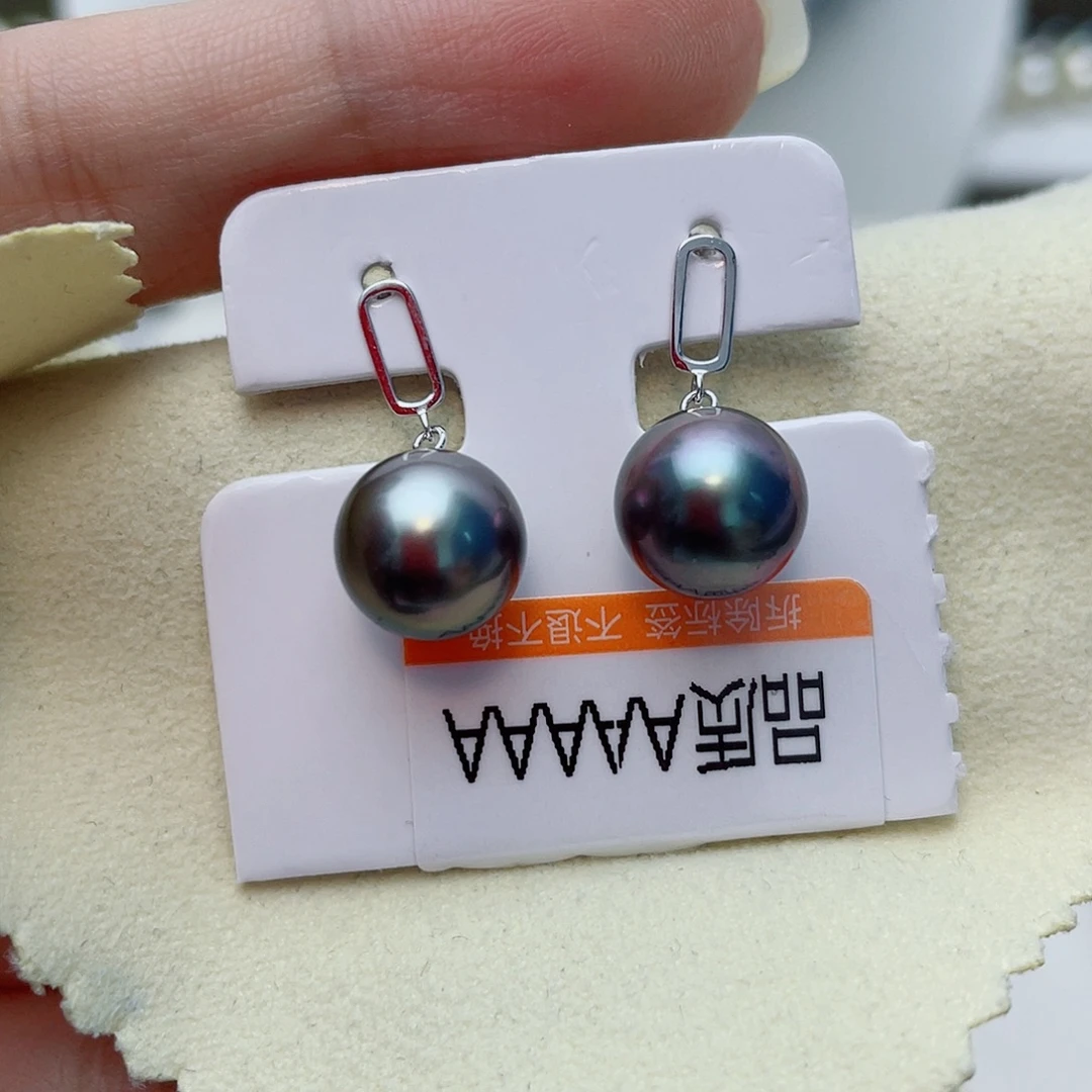 18K金镶嵌海水珍珠耳饰w87