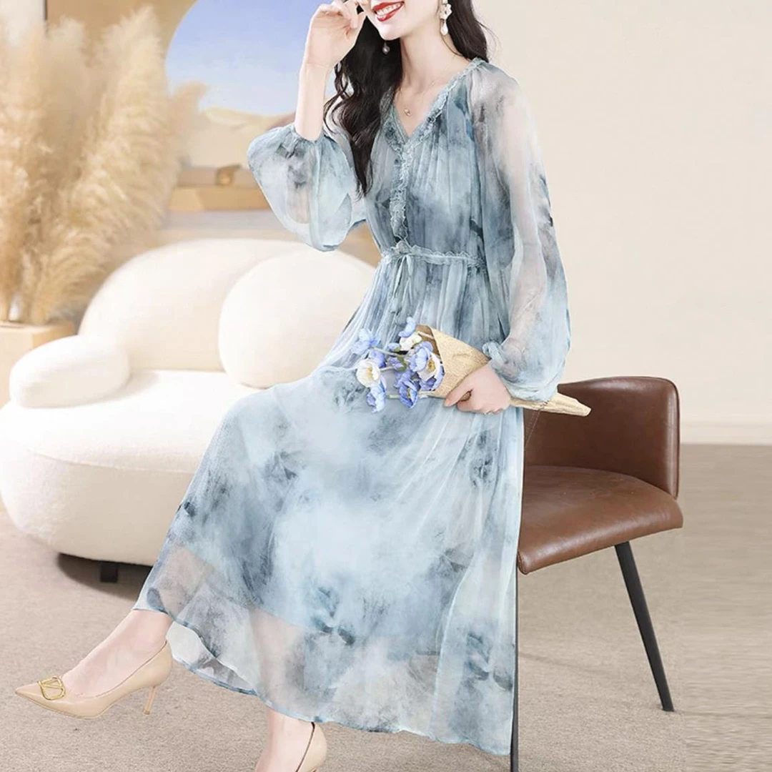 【连衣裙】春季高档连衣裙春装设计感时装女装服装[YN]Z