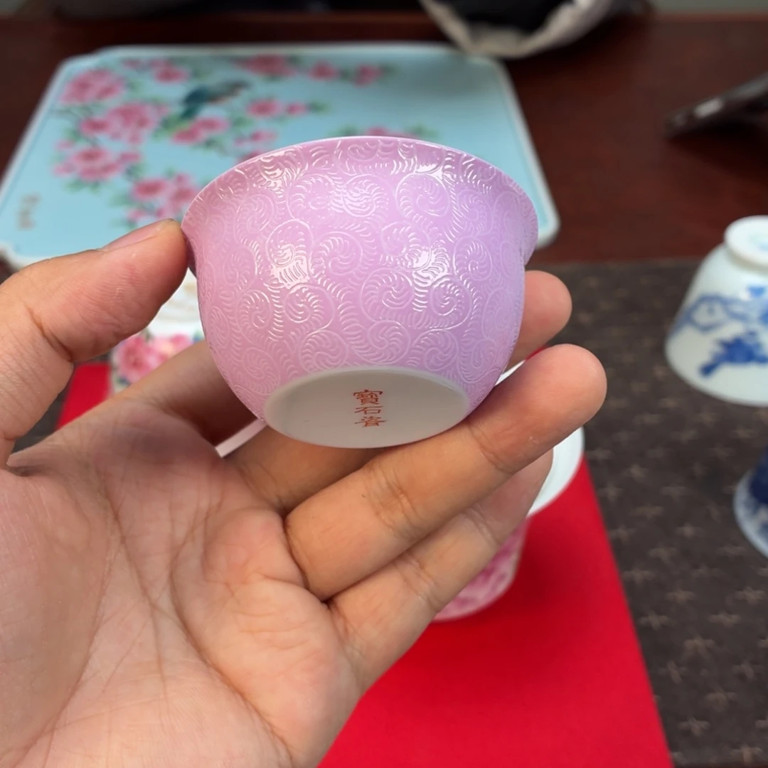 瓷杯子瓷姑娘景德镇陶瓷艺术