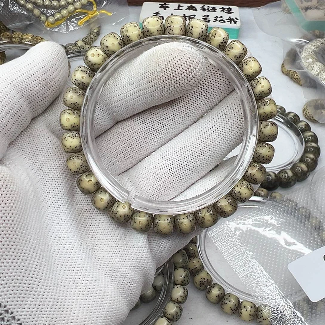 手串星月菩提8.5横纹眼睛糯冰  983