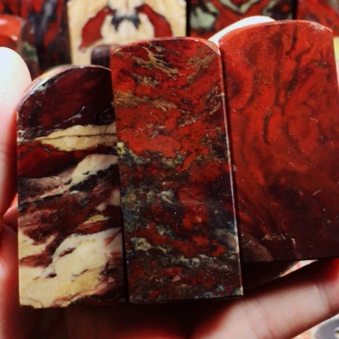 昌化石昌化巧石红砂软底印章