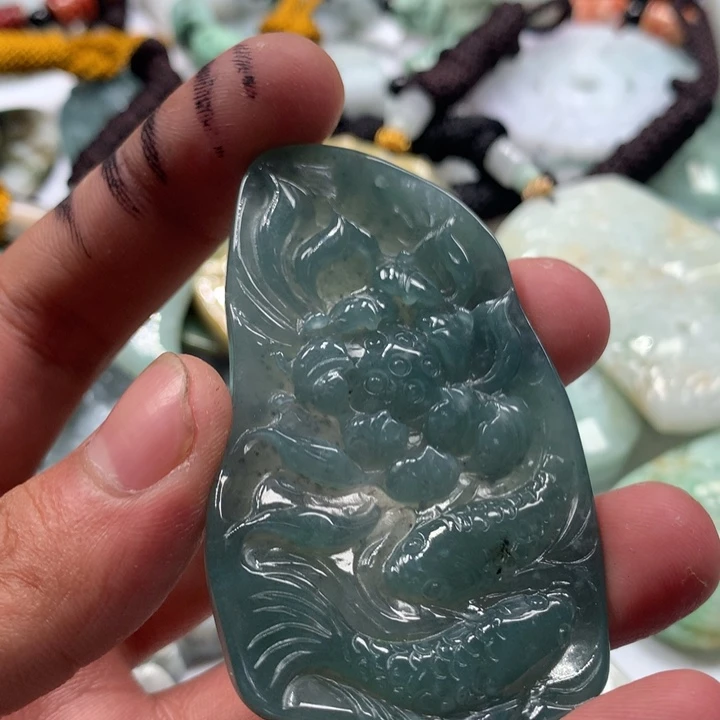 颈饰未镶嵌翡翠保真天然a货翡翠