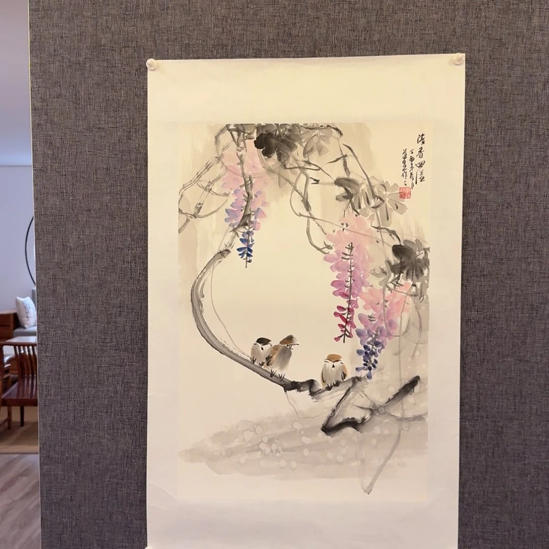 国画董老师作品画作画作