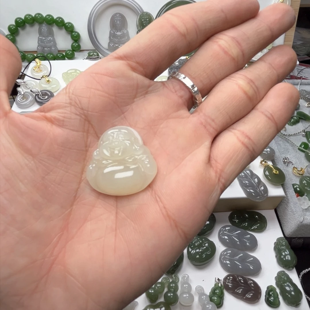 和田玉吊坠(不含链)未镶嵌易****s