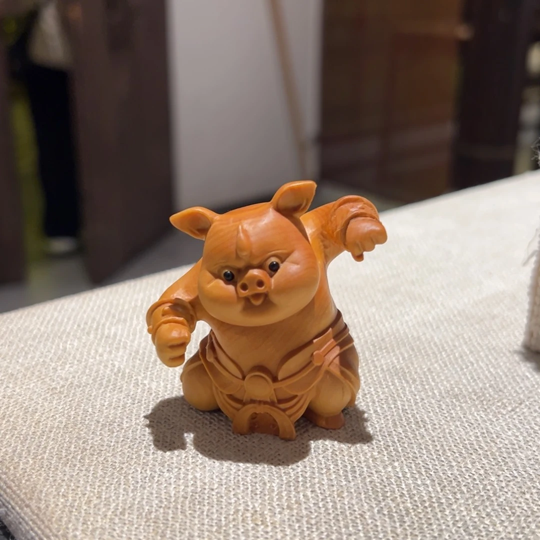 木黄杨木战斗小猪
