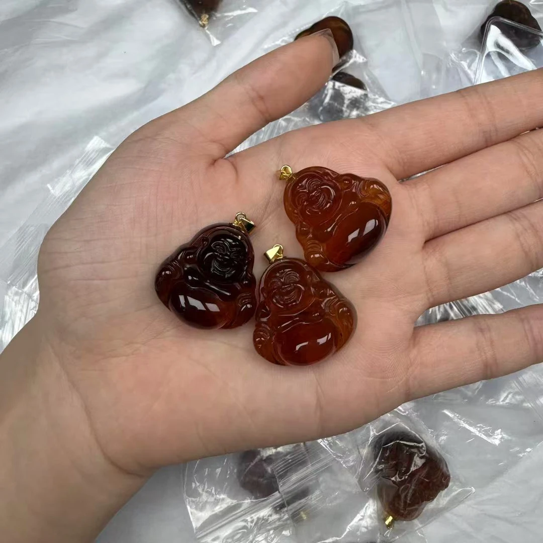 【绿庄】-1776/L058-琥珀吊坠-多样性发其一