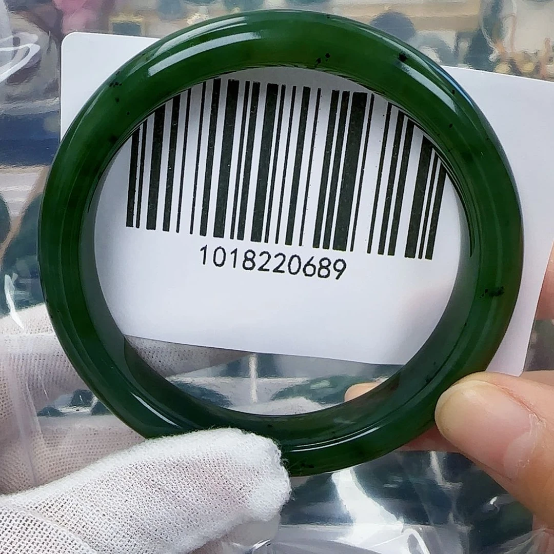 和田玉（碧玉）手镯未镶嵌5859