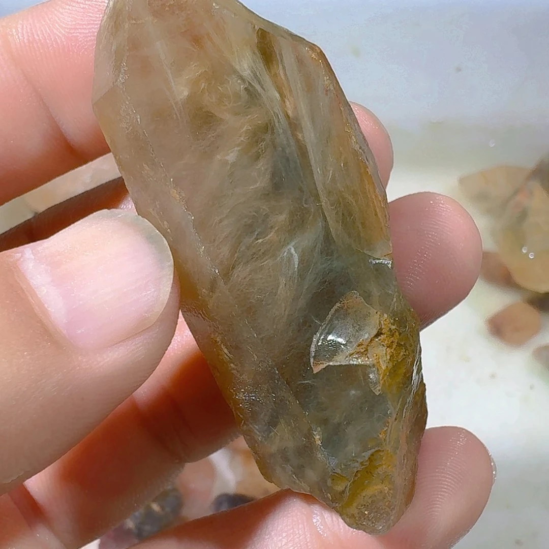 水晶珠宝半成品未镶嵌牙**压