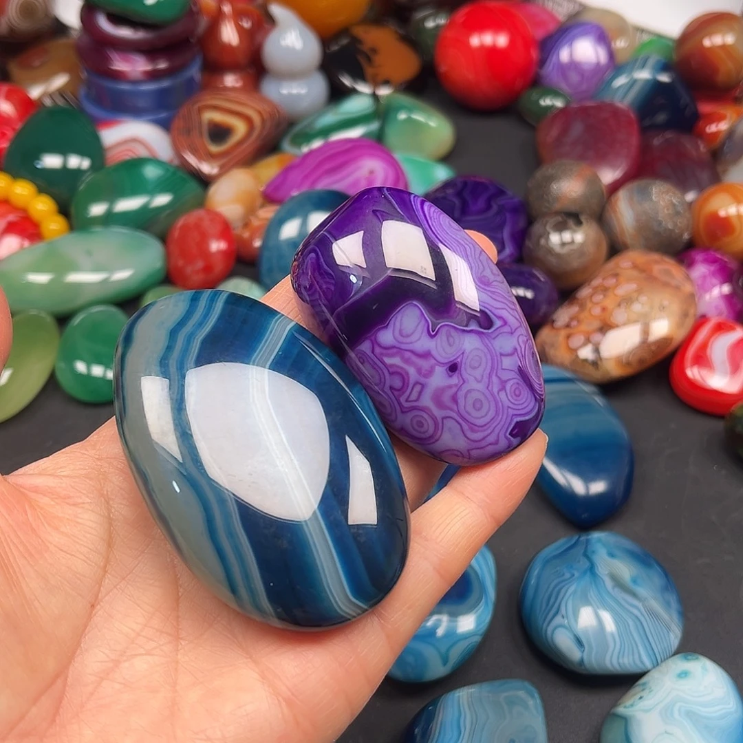 田***野玛瑙/玉髓未镶嵌珠宝奇石