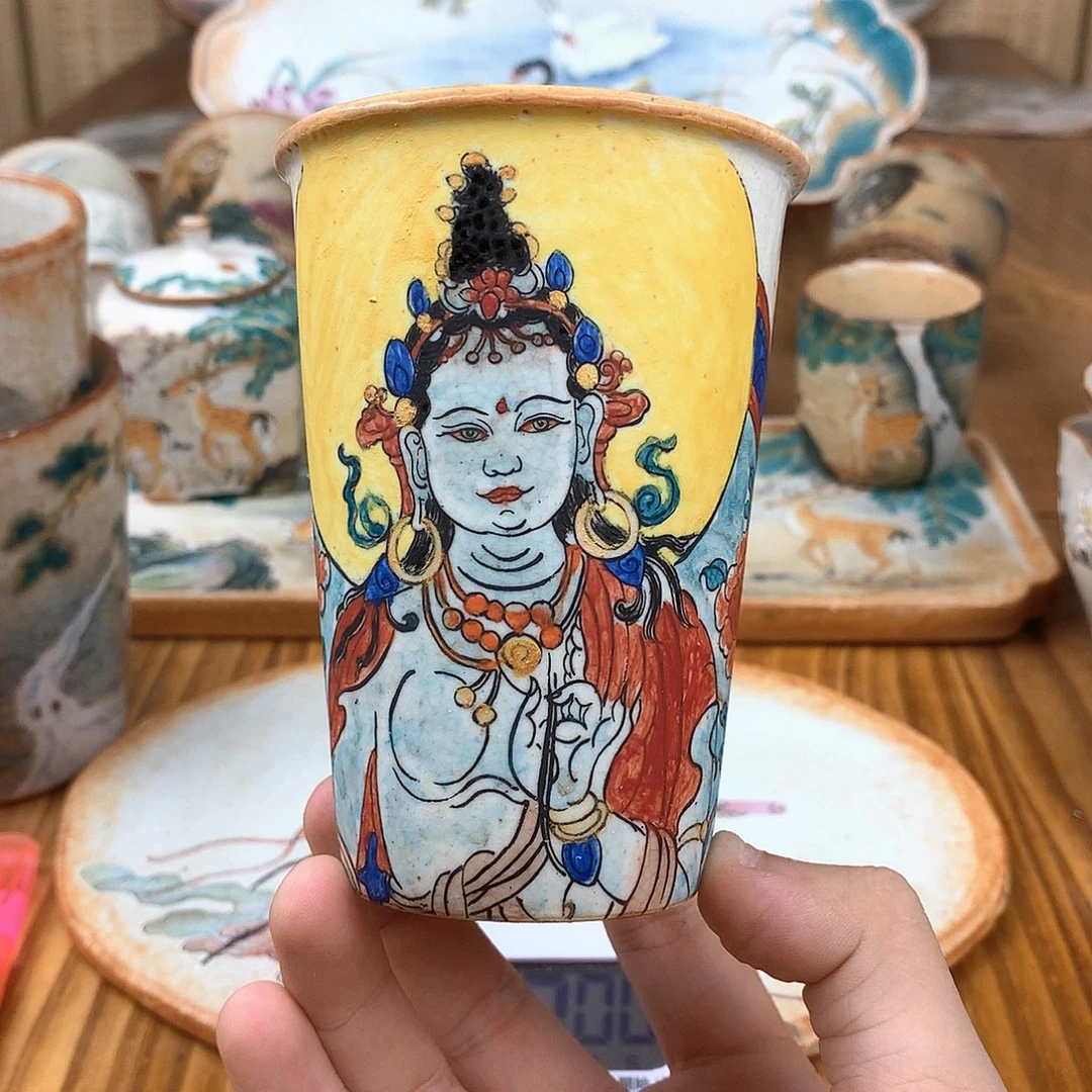 杨***碳杯景德镇陶瓷手作