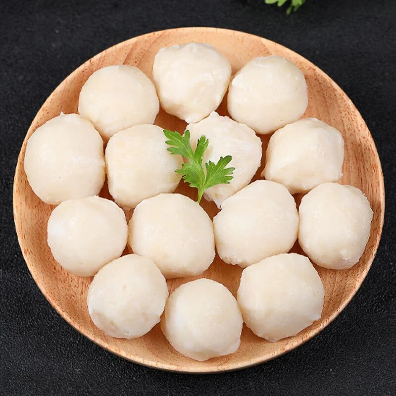 黄花鱼肉丸火锅食材鲜美可口Q弹滑嫩涮火锅佳品
