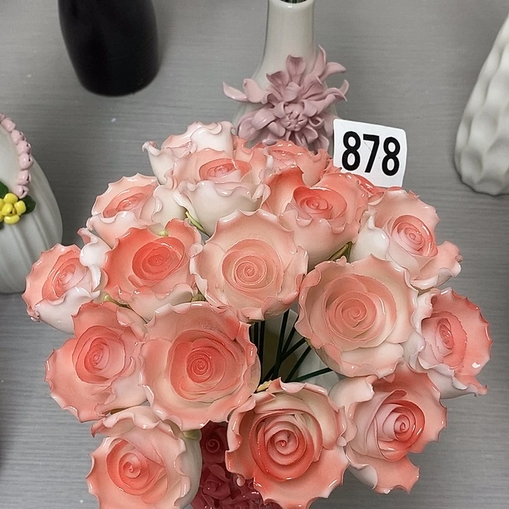 陶瓷陶瓷材料加工4朵