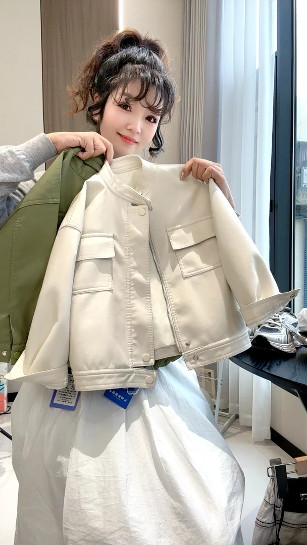 【现货清仓】春上新儿童皮衣新款男童百搭韩版外套皮夹克帅气701