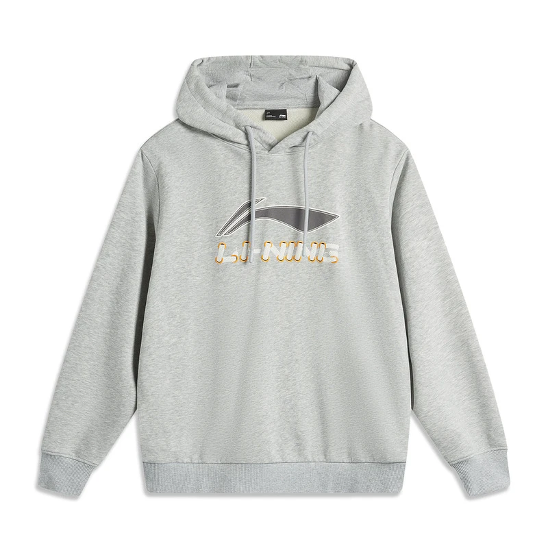 李宁/LI-NING运动生活系列男款LOGO实验室套头连帽卫衣AWDV253-5