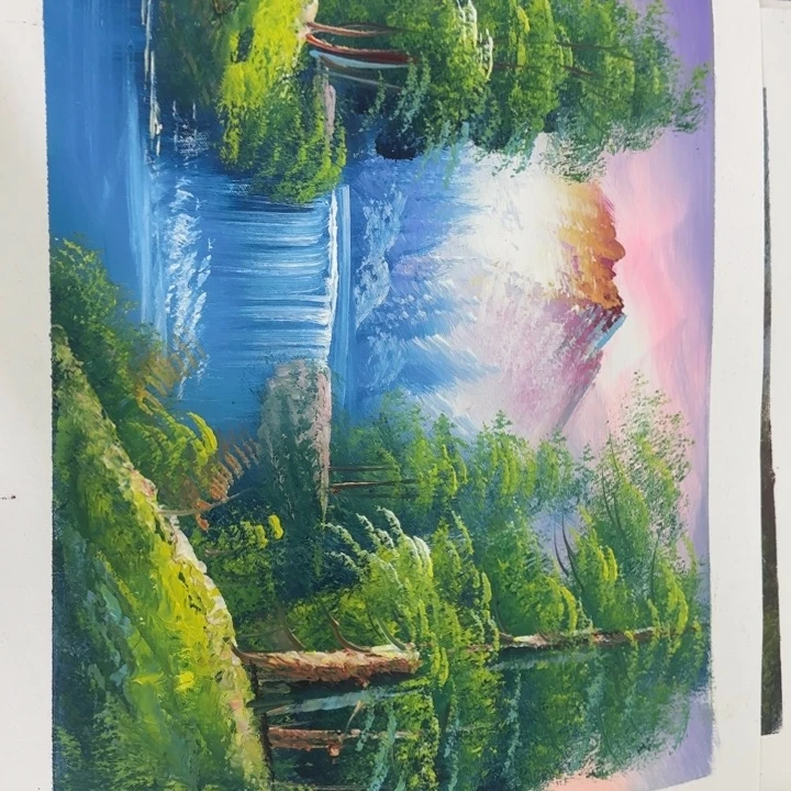 油画在一起的时候就是不知道