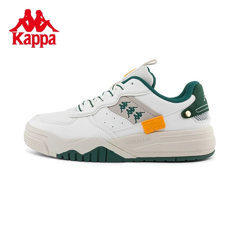 KAPPA/背靠背板鞋男女串标休闲鞋皮面运动小白鞋K0CY5CC90