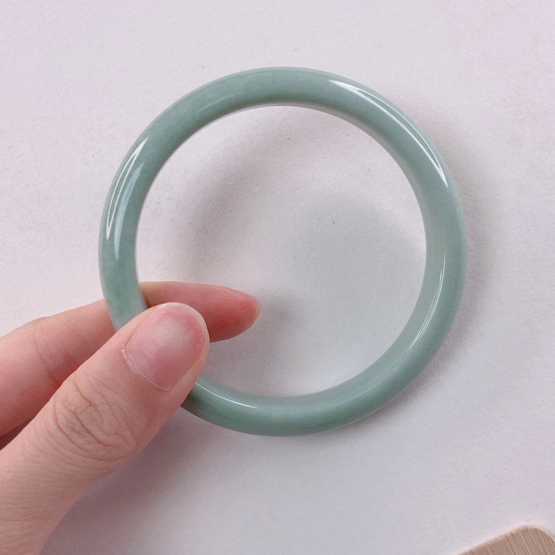 蓝田玉（蛇纹石化大理石玉）手镯未镶嵌绿*