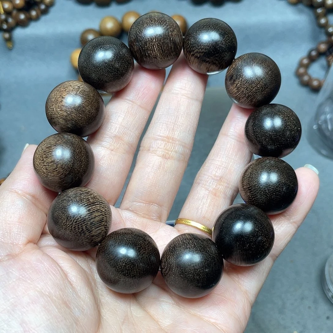 沉香手串芽庄白棋2.0