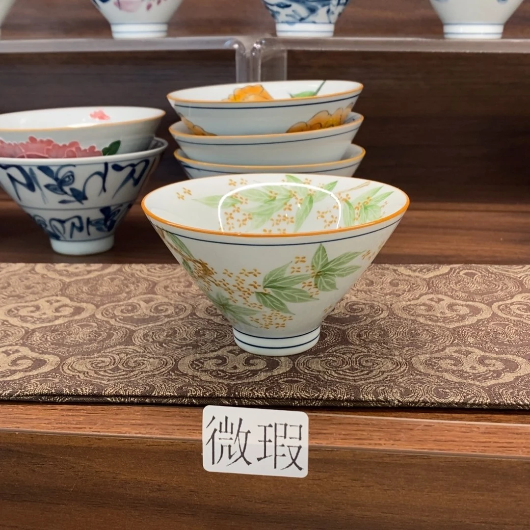 釉下彩老陶泥手工绘制