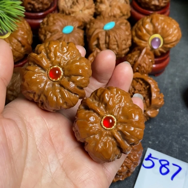 文玩核桃把件38蛤蟆587