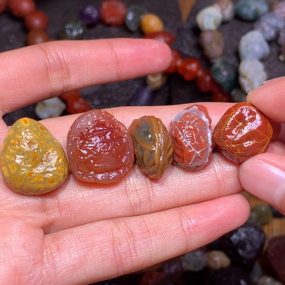 未镶嵌玛瑙/玉髓珠宝半成品