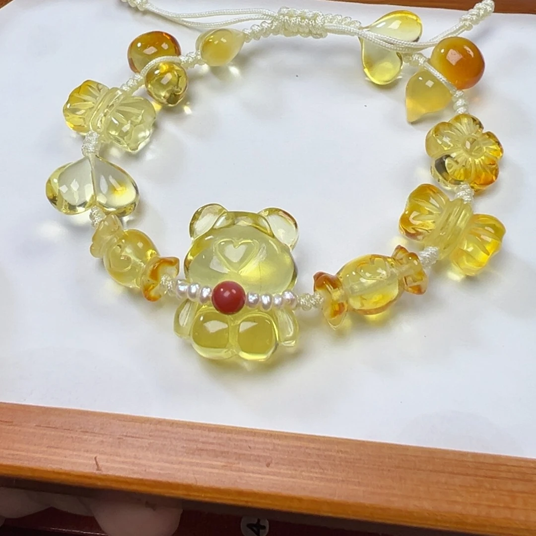 未镶嵌吊坠(不含链)琥珀