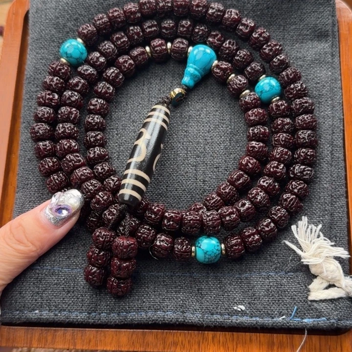 赵***叔金刚菩提吊坠盘龙