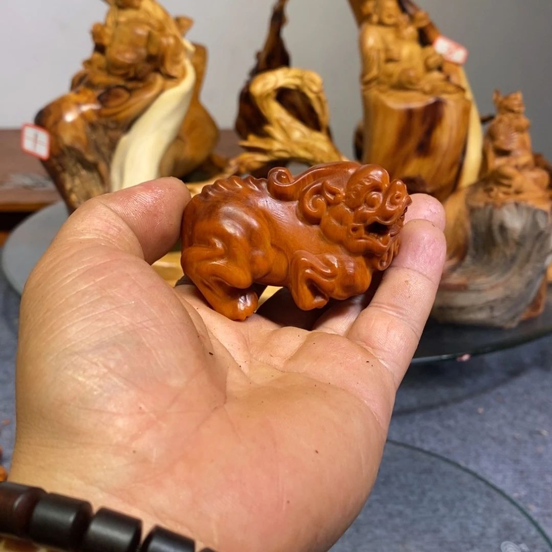柏木（崖柏）木雕工艺品摆件家居装饰崖柏