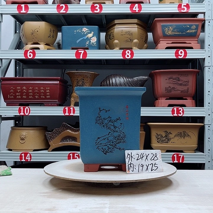 紫砂花盆紫砂花盆