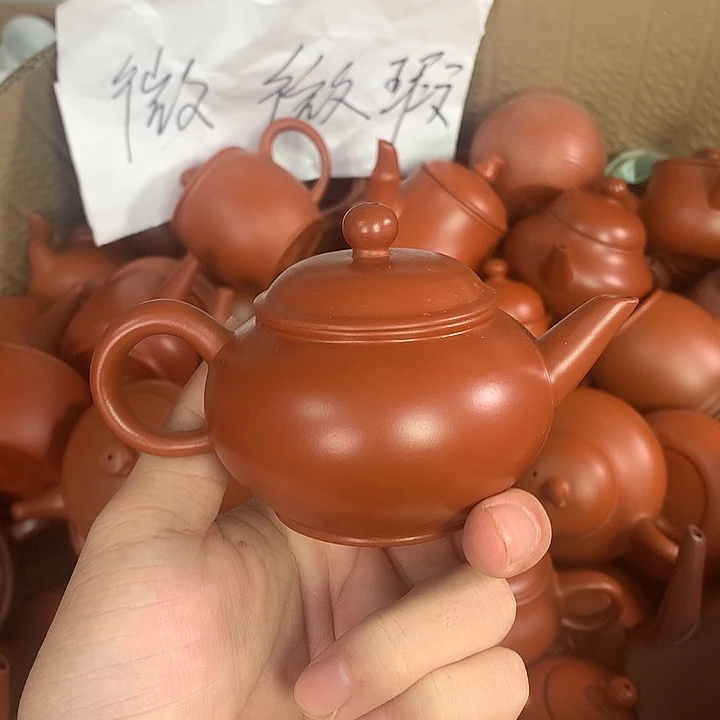 原矿朱泥茶具茶壶家用130