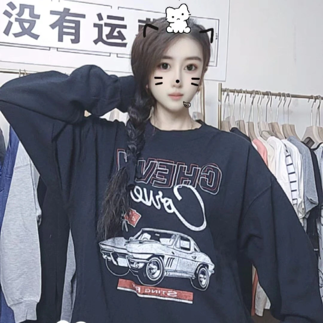 外贸休闲大板卫衣065