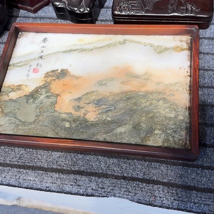 烟***青茶盘一个……………………