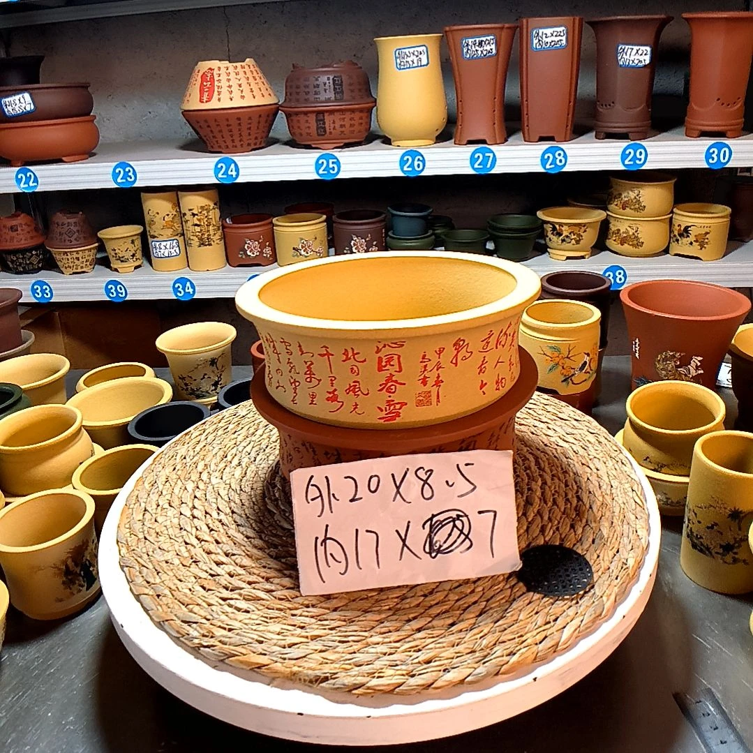 宜兴紫砂紫砂花盆花盆