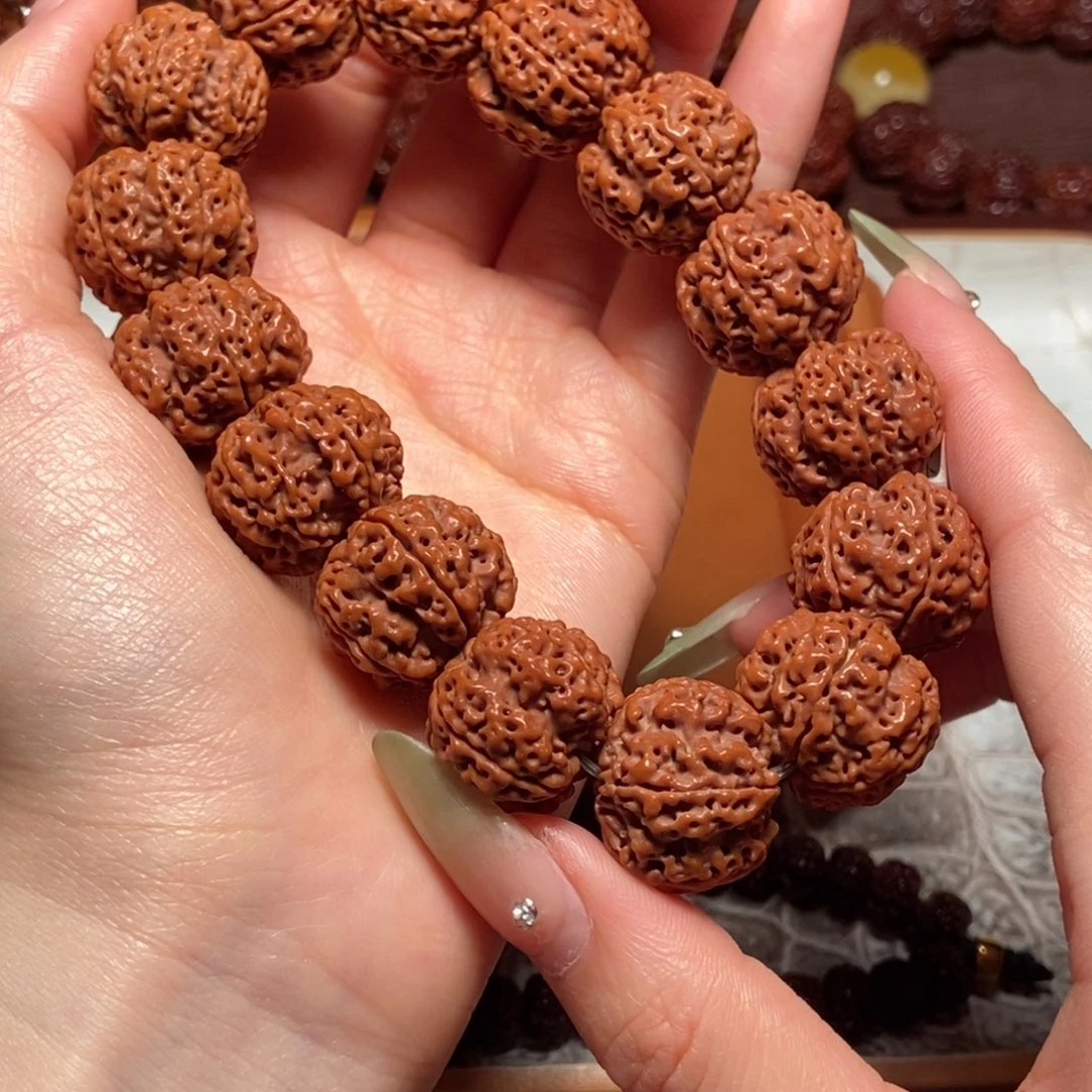 金刚菩提手串五瓣20铁核蜂王495