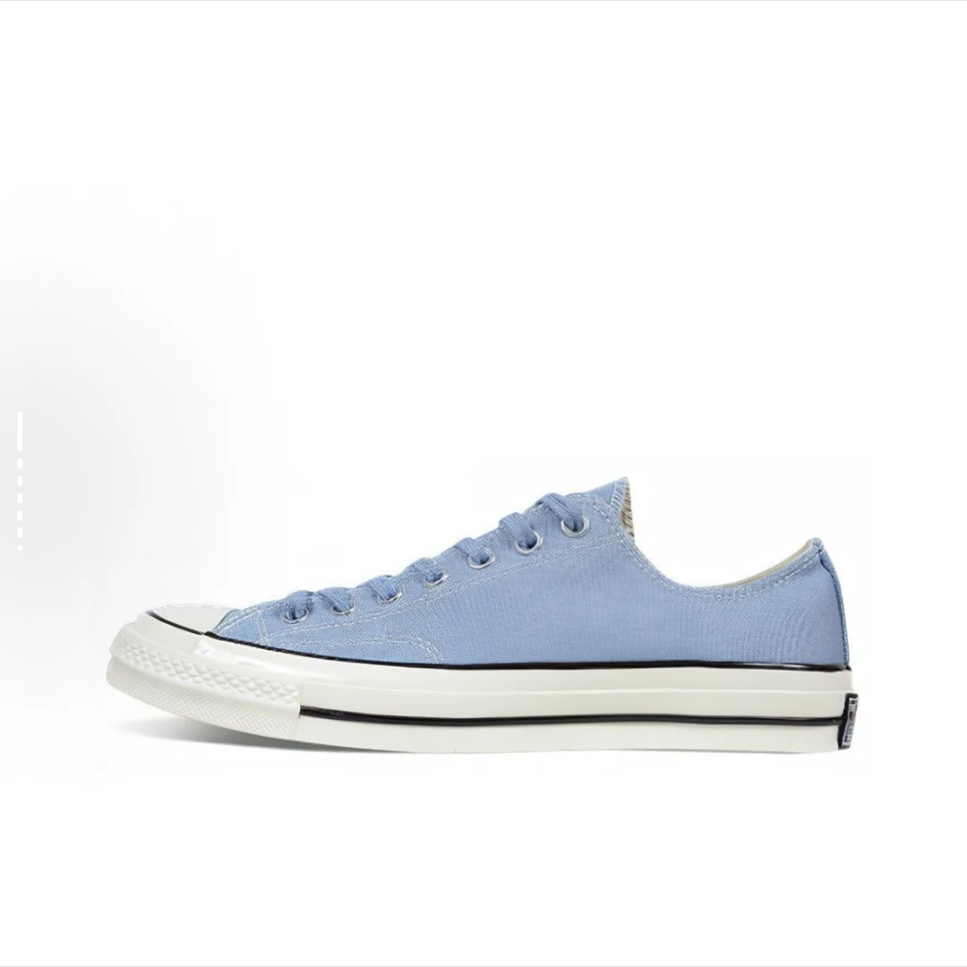 Converse 1970s 复古休闲 低帮 帆布鞋 男女同款 蓝157545C