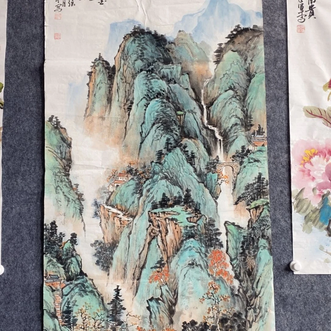 国画A0000山水画四尺整张