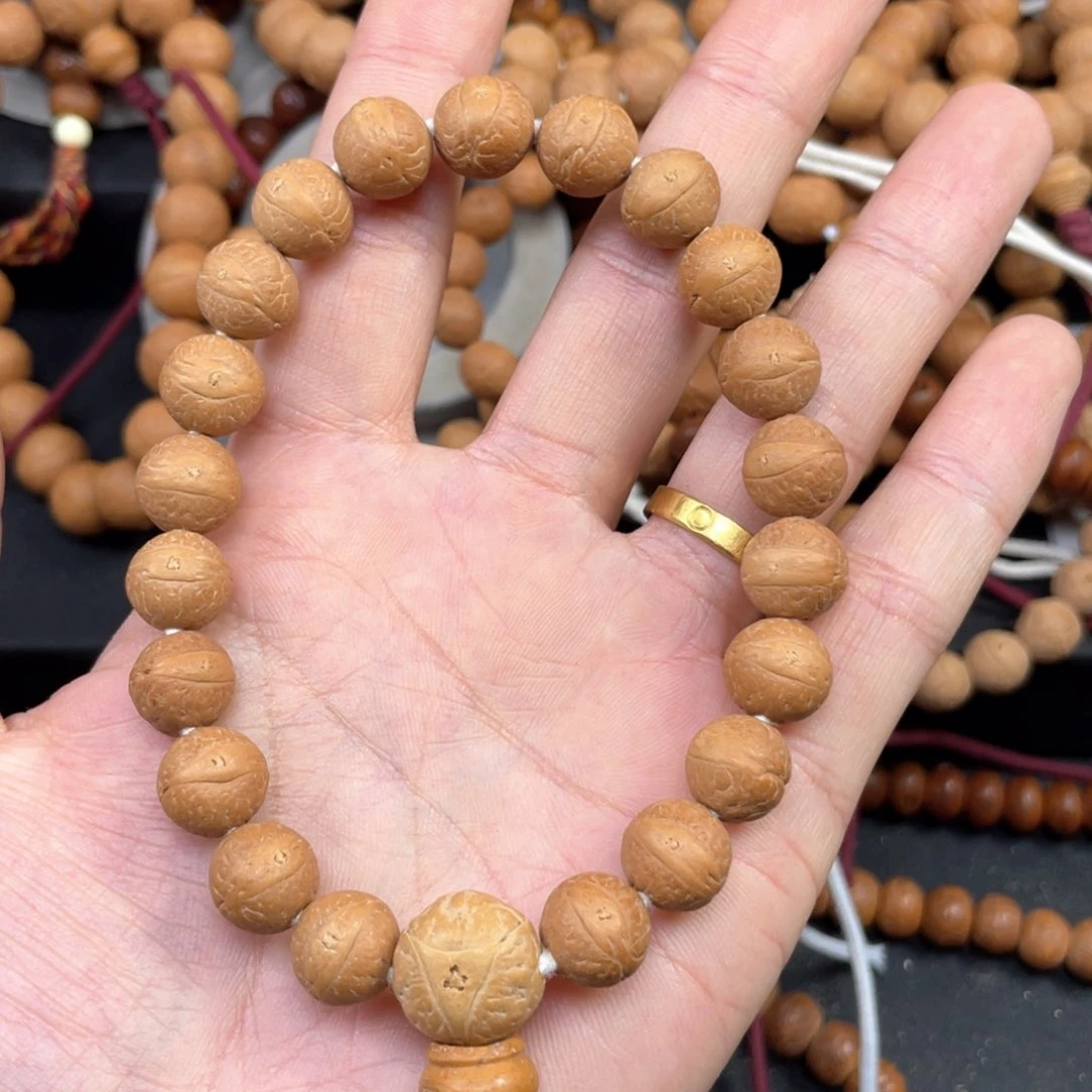凤眼菩提手串11➕左右尺寸A51凤眼菩提D378同树厚皮