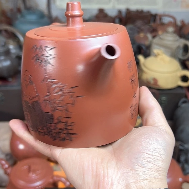 紫砂茶壶麒**瑞原矿紫砂壶