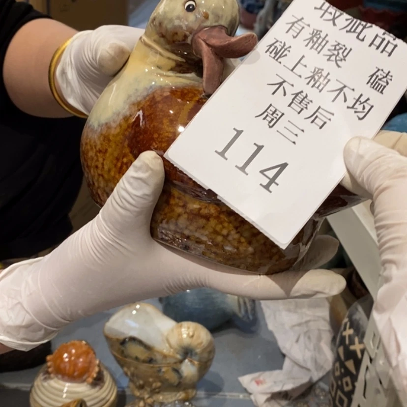 【闪购商品】摆件子**?陶瓷摆件瑕疵特卖