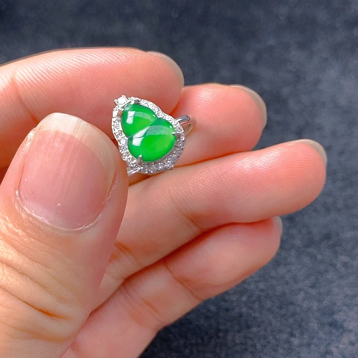【闪购商品】翡翠银S925镶嵌颈饰翡翠
