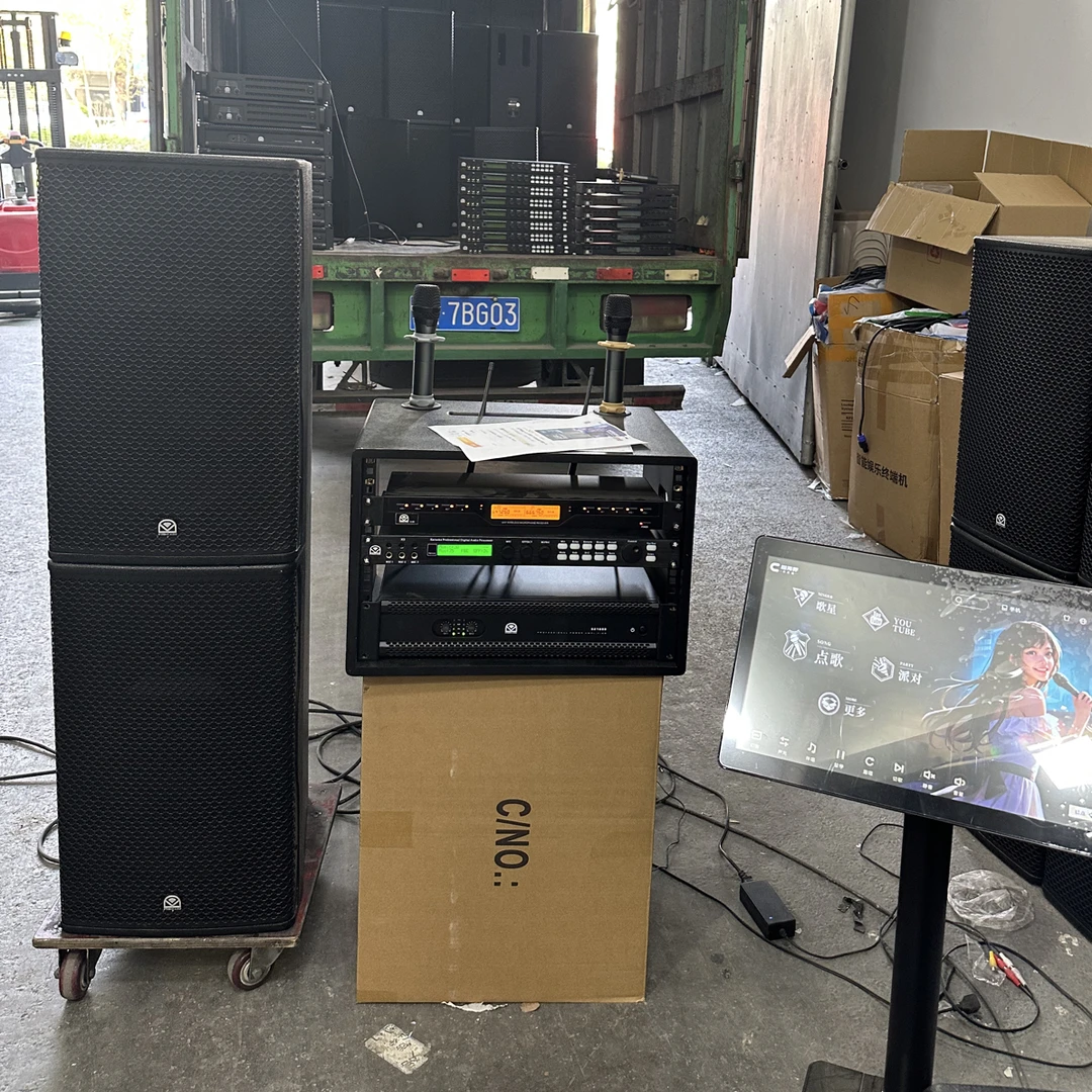 9新  德国声德宝12寸高端音响套装➕唱无界点歌机七件套