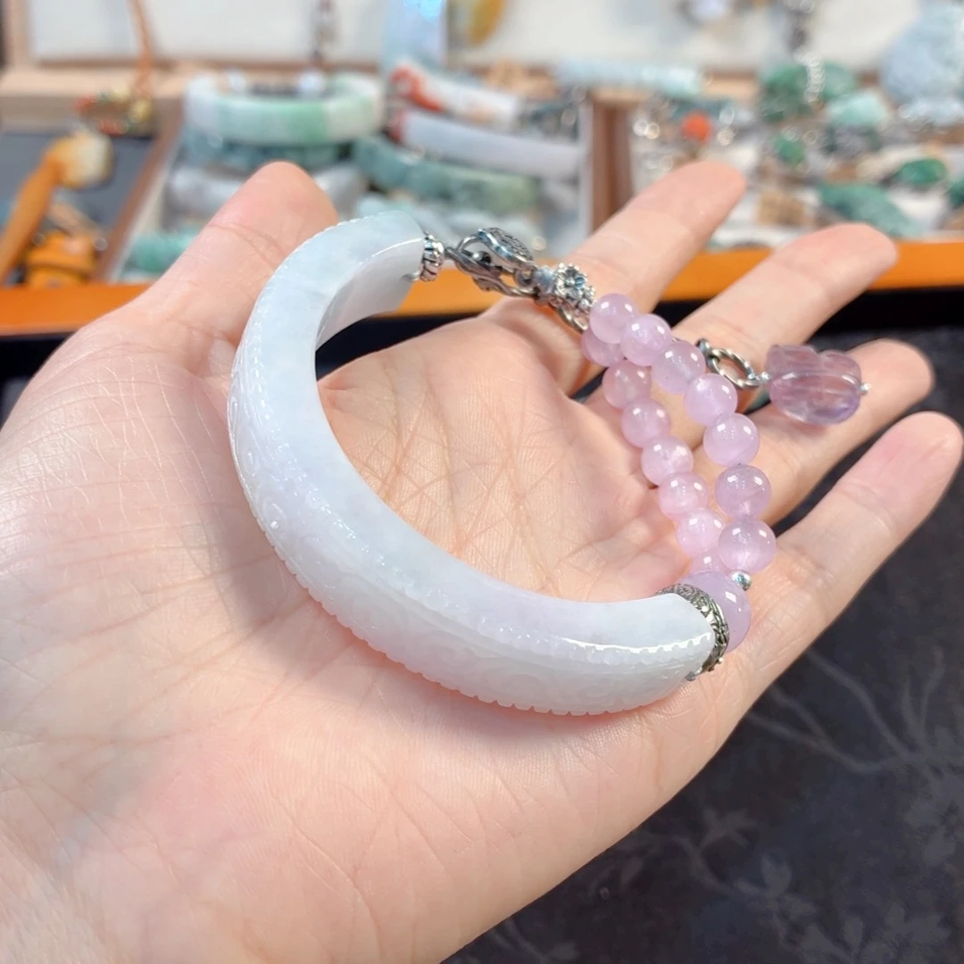 未镶嵌手链翡翠k****麻福利