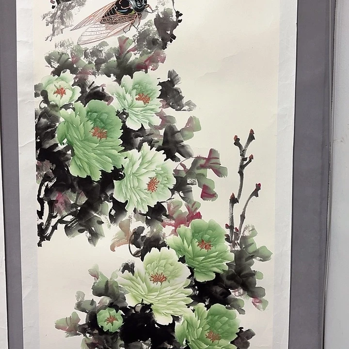 国画亲笔手绘放心去藏